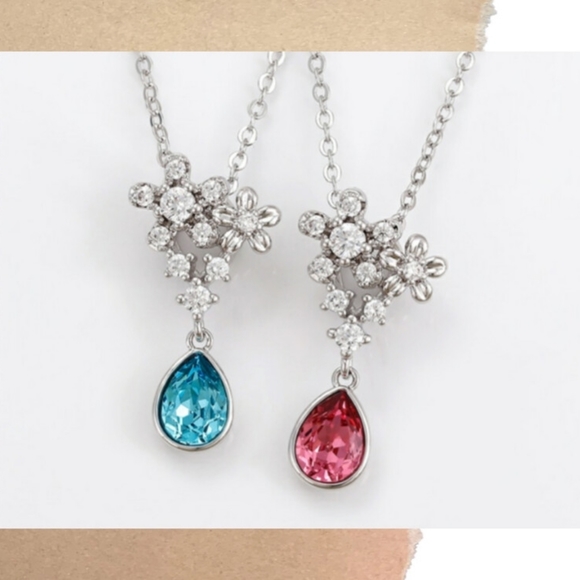 Swarovski Crystal Pendant Necklace 16 ext. 18 in. - Picture 7 of 10